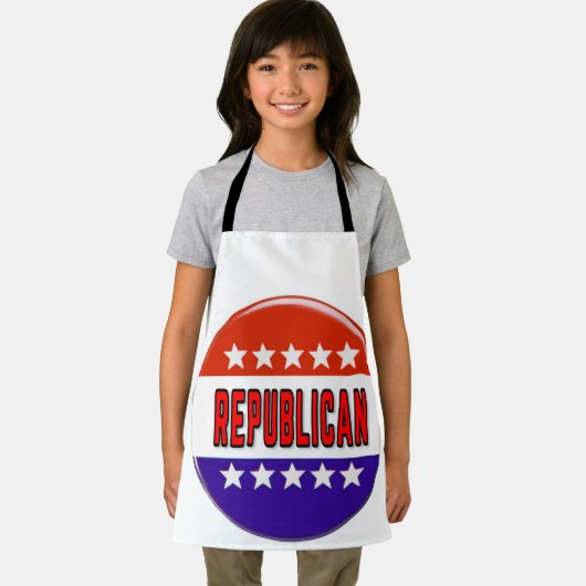 Republikanischer Button Schürze (Insitu)