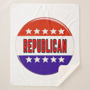 Republikanischer Button Sherpadecke
