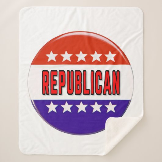 Republikanischer Button Sherpadecke (Vorderseite)