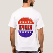 Republikanischer Button T-Shirt (Rückseite)
