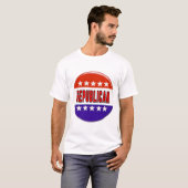 Republikanischer Button T-Shirt (Vorne ganz)