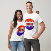 Republikanischer Button T-Shirt (Unisex)