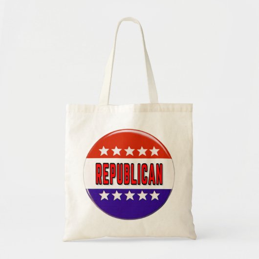 Republikanischer Button Tragetasche (Vorne)