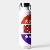 Republikanischer Button Trinkflasche (Vorne)