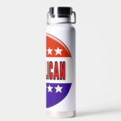 Republikanischer Button Trinkflasche (Rückseite)