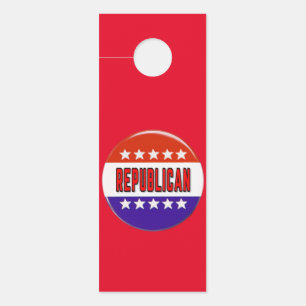 Republikanischer Button Türanhänger