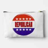 Republikanischer Button Zubehörtasche (Rückseite)