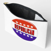 Republikanischer Button Zubehörtasche (Offen)
