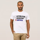 REPUBLIKANISCHER DEMOKRAT AMERIKA T-Shirt (Vorne ganz)