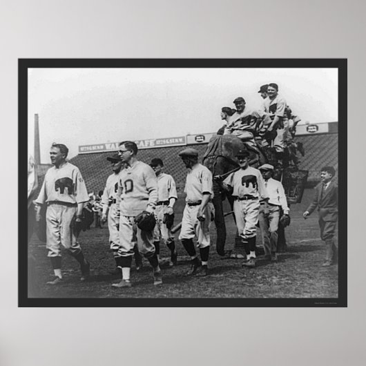 Republikanischer Demokrat Baseball 1926 Poster (Vorne)