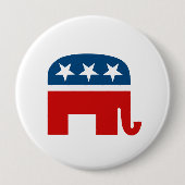 Republikanischer Elefant Button (Vorderseite)