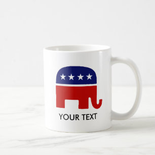 Republikanischer Elefant des Elefant-/GOP Kaffeetasse
