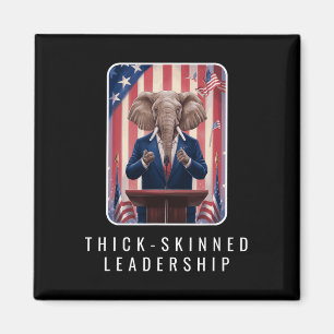 Republikanischer Elefant Führung Amerika Politisch Magnet