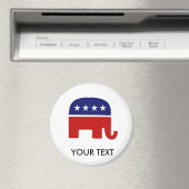 Republikanischer Elefant/GOP-Elefant Magnet (In Situ (Geschirrspüler))