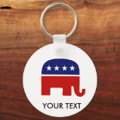 Republikanischer Elefant/GOP-Elefant Schlüsselanhänger (Vorderseite)