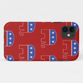 Republikanischer Elefant IPhone Fall Case-Mate iPhone Hülle (Rückseite (Horizontal))
