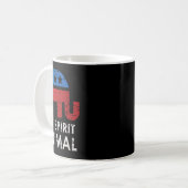 Republikanischer Elefant Kaffeetasse (Vorderseite Links)