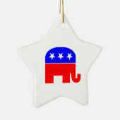 Republikanischer Elefant Keramikornament (Rechts)