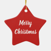 Republikanischer Elefant mit einem Weihnachtshut Keramik Ornament (Hinten)