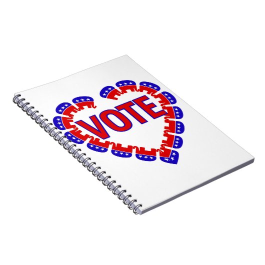 republikanischer Elefant Notizblock (Rechte Seite)