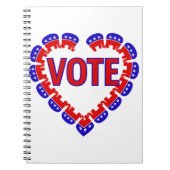 republikanischer Elefant Notizblock (Vorderseite)