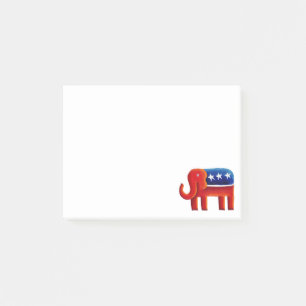Republikanischer Elefant Post-it Klebezettel