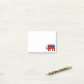 Republikanischer Elefant Post-it Klebezettel (Auf Schreibtisch)