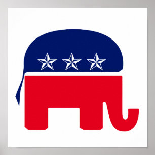 Republikanischer Elefant Poster