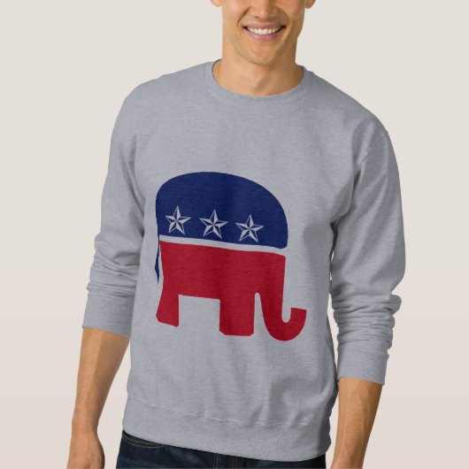 Republikanischer Elefant Sweatshirt (Vorderseite)
