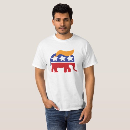 Republikanischer Elefant-T - Shirt Donald Trump (Vorne ganz)