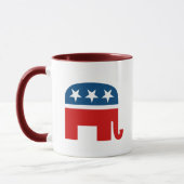Republikanischer Elefant Tasse (Links)