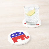 Republikanischer Elefant-Untersetzer Untersetzer (Seite)