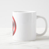 Republikanischer Elefantenschild Jumbo-Tasse (Rechts)