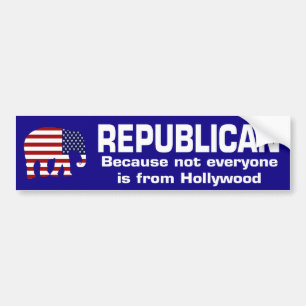 Republikanischer Hollywood-Autoaufkleber Autoaufkleber