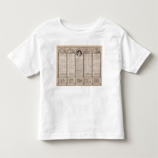 Republikanischer Kalender, 1794 Kleinkind T-shirt (Vorderseite)