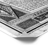 Republikanischer Kalender, 22. September 1793 Poster (Ecke)