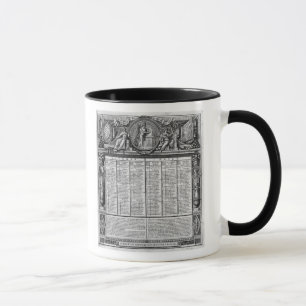 Republikanischer Kalender, am 22. September 1793 Tasse