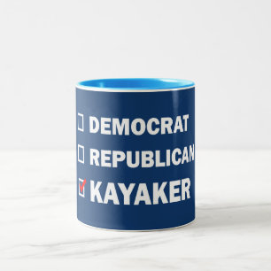 Republikanischer Kayaker Zweifarbige Tasse