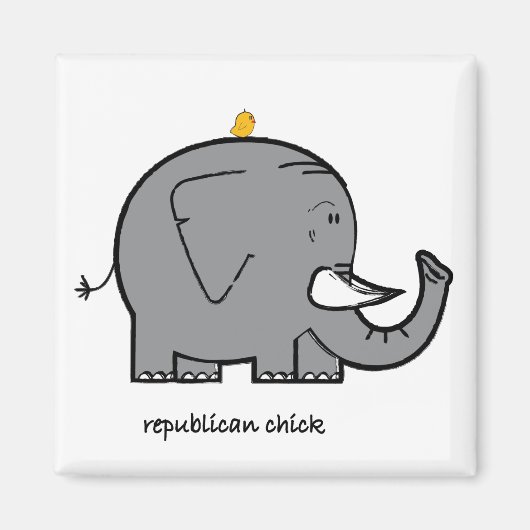 republikanischer Kick-Magnet Magnet (Vorne)