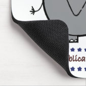 Republikanischer Küken-Mousepad Mousepad (Ecke)