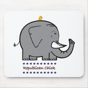 Republikanischer Küken-Mousepad Mousepad