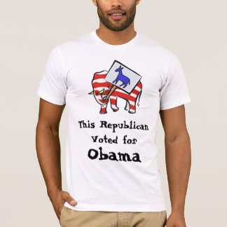 Republikanischer Obama-Anhänger-T - Shirt