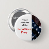 Republikanischer Party-Knopf Button (Vorne & Hinten)