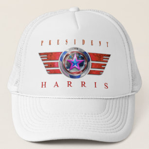 Republikanischer Präsident Harris/Walz Wing Medall Truckerkappe