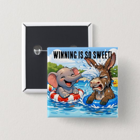 Republikanischer Sieg US Halbzeitwahlkampfabzeiche Button (Vorne & Hinten)