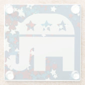 Republikanischer Untersetzer (Rückseite)