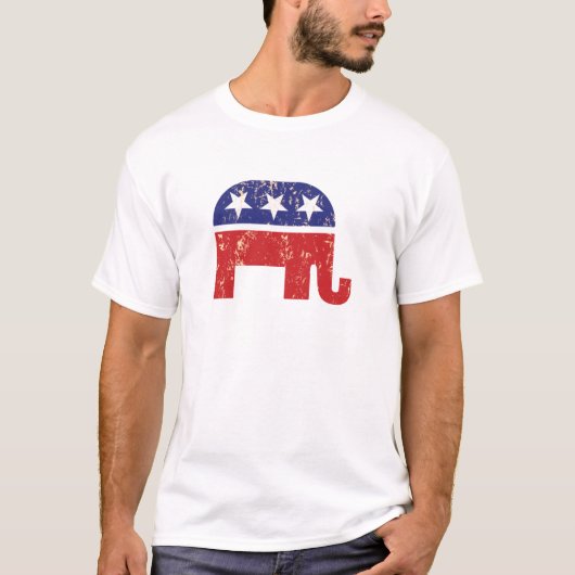 Republikanischer ursprünglicher Elefant T-Shirt (Vorderseite)