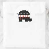 Republikanischer Versag 1 Runder Aufkleber (Tasche)