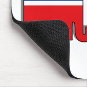 Republikanischer Zirkus Elephant und Zelt Mousepad (Ecke)