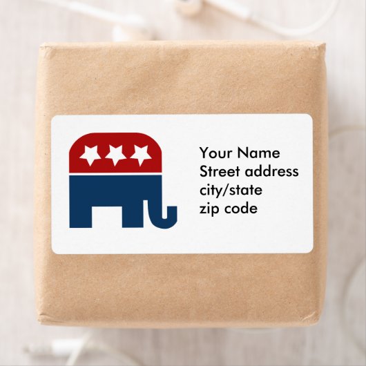republikanisches Design des Elefanten-Logos (Insitu)